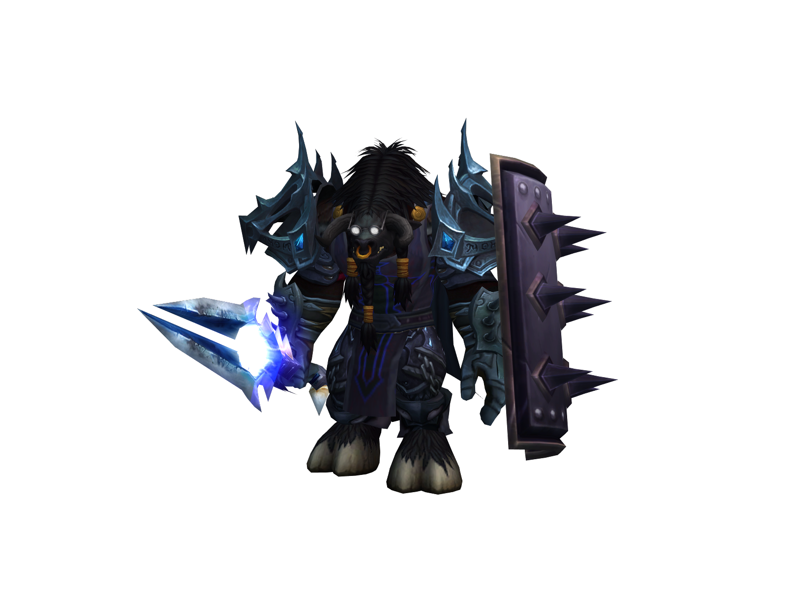 Synèsterwolf 3D character render