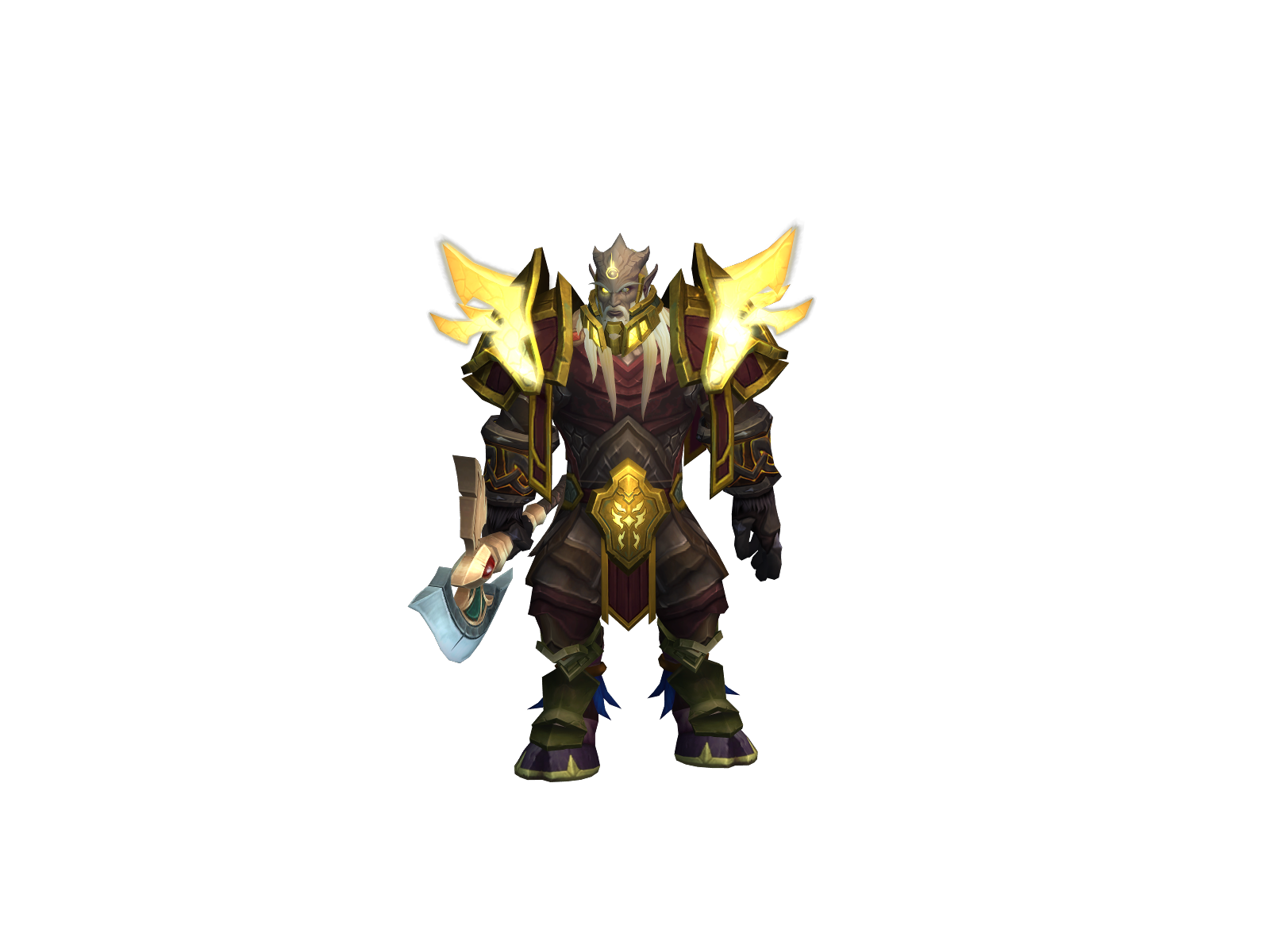 Oldfriend 3D character render