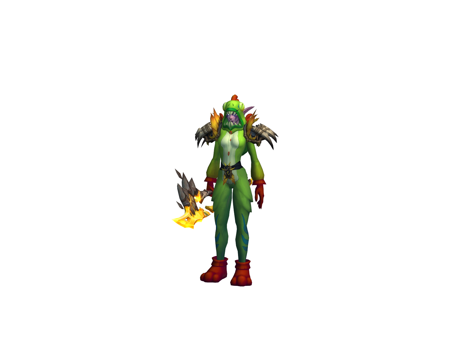 Meowbae 3D character render