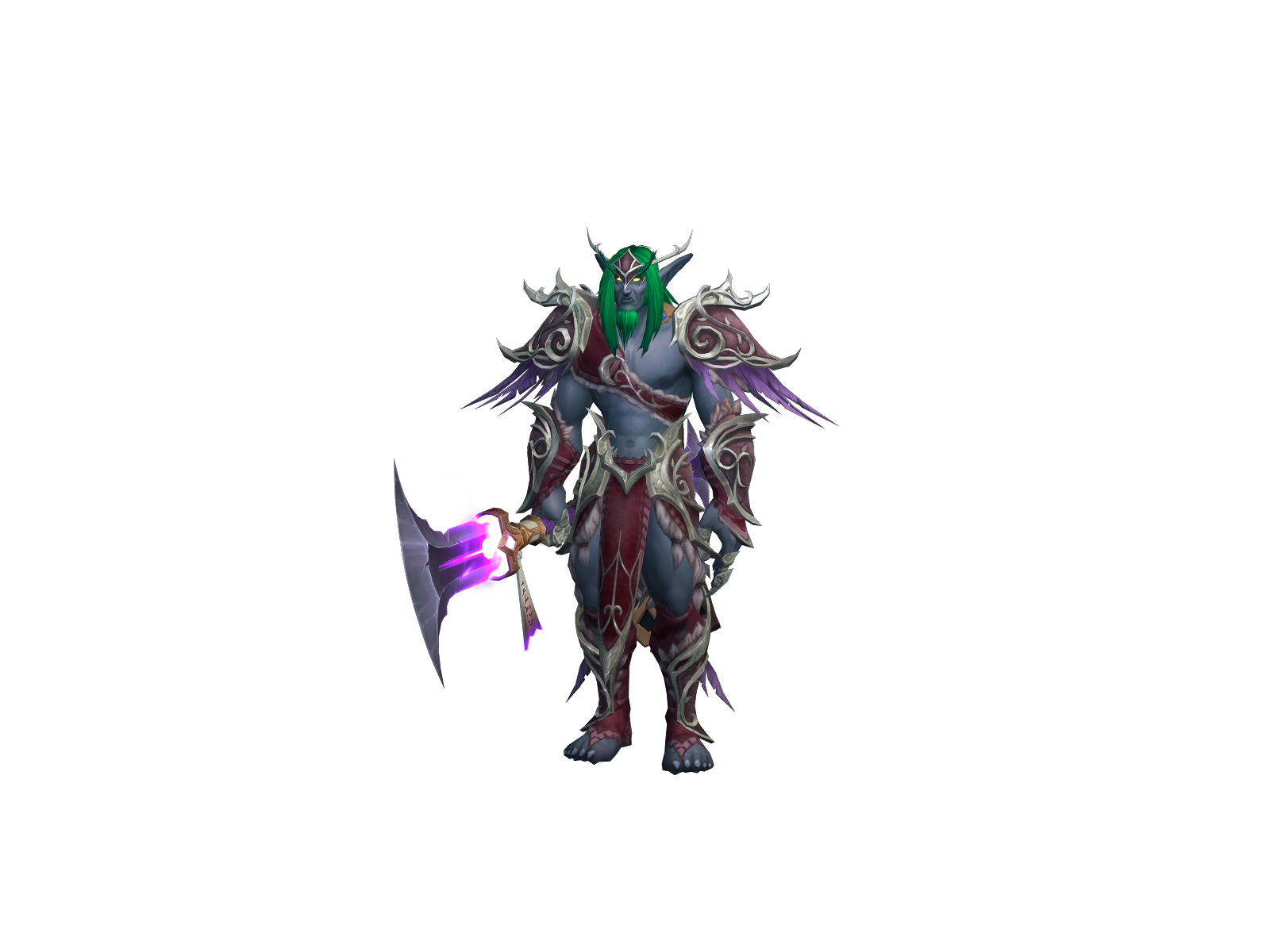Desnightelf 3D character render