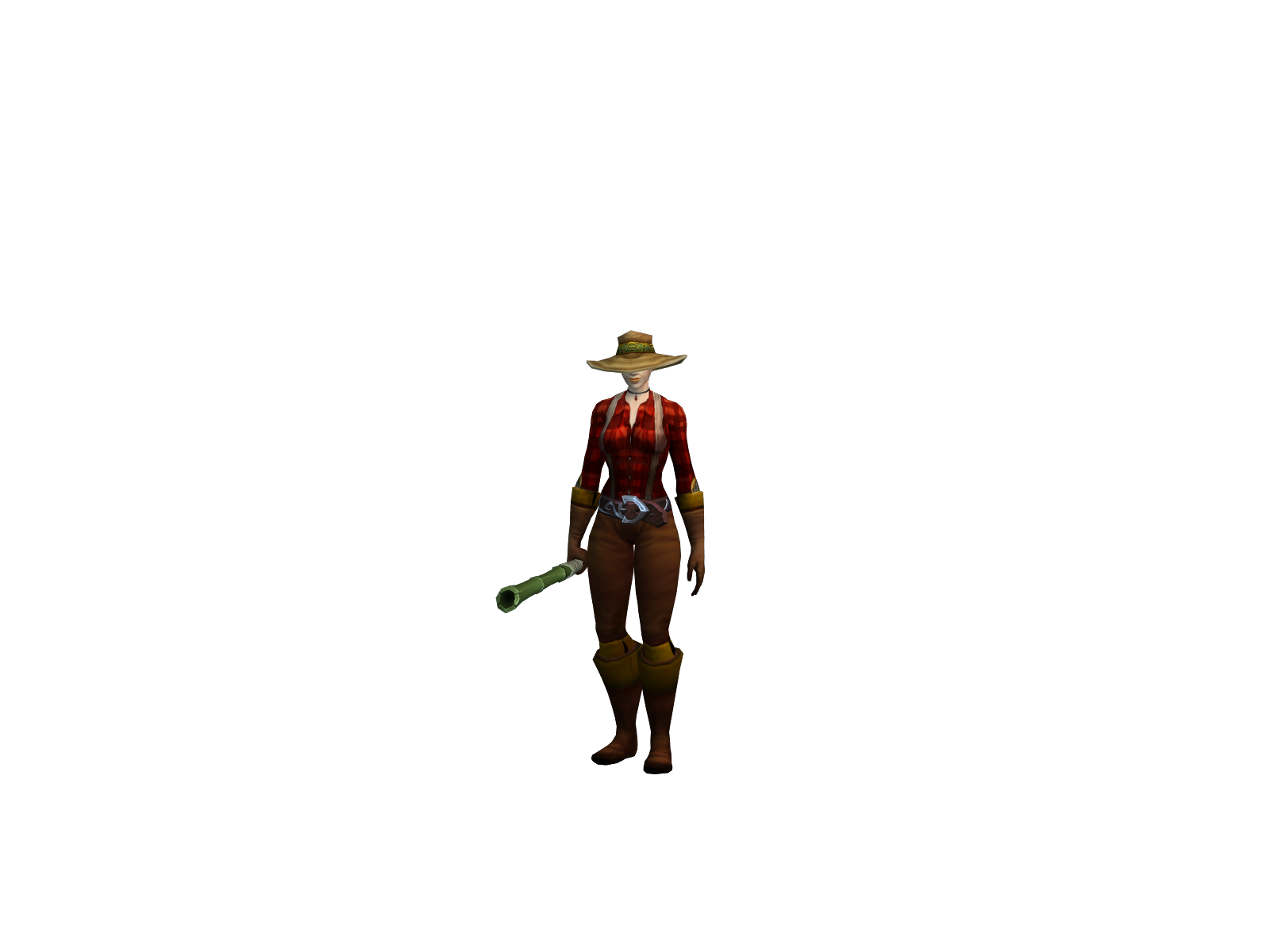 Dorothee 3D character render