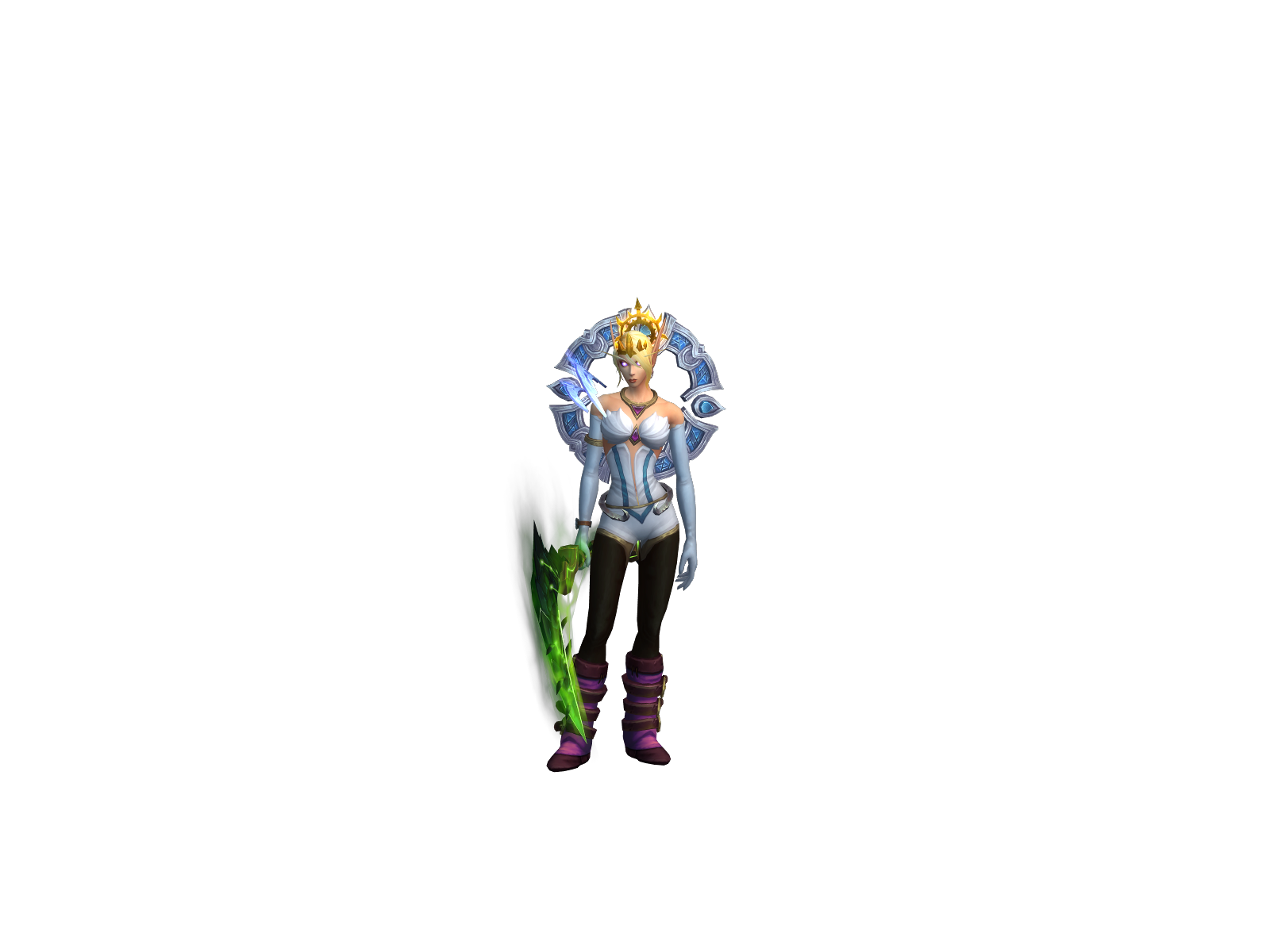 Pyroweave 3D character render