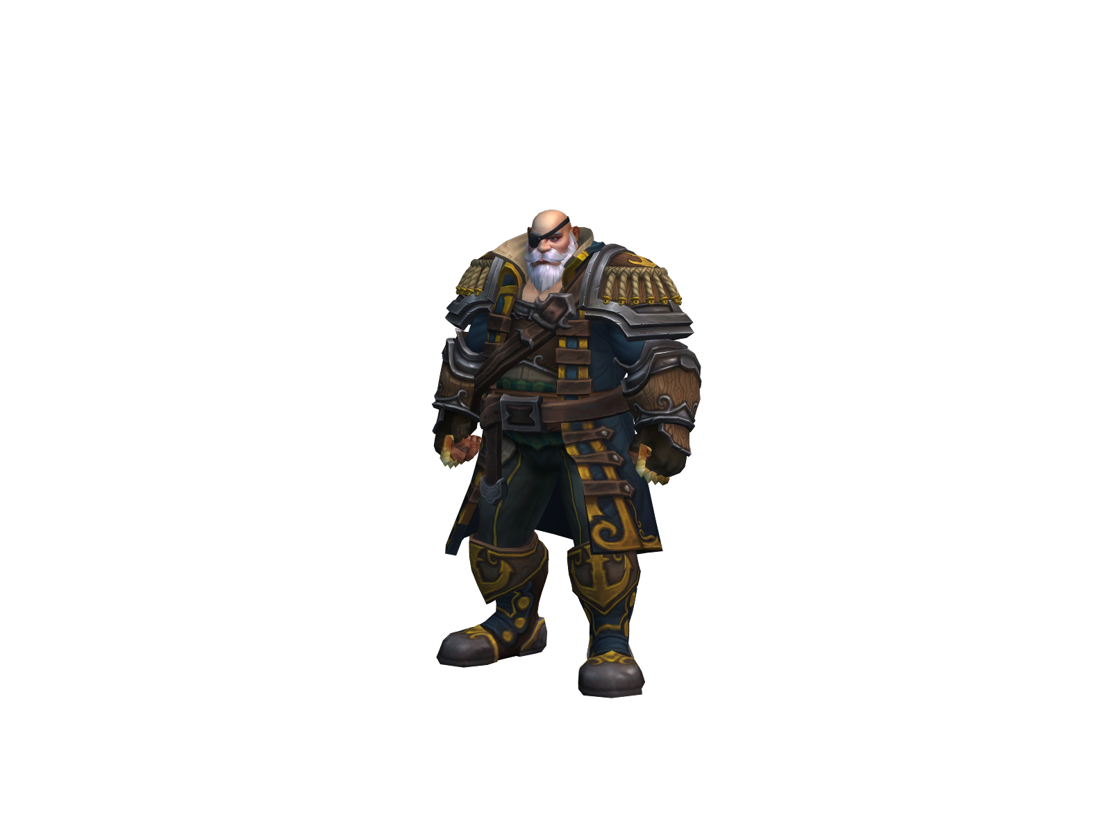 Scurvy 3D character render
