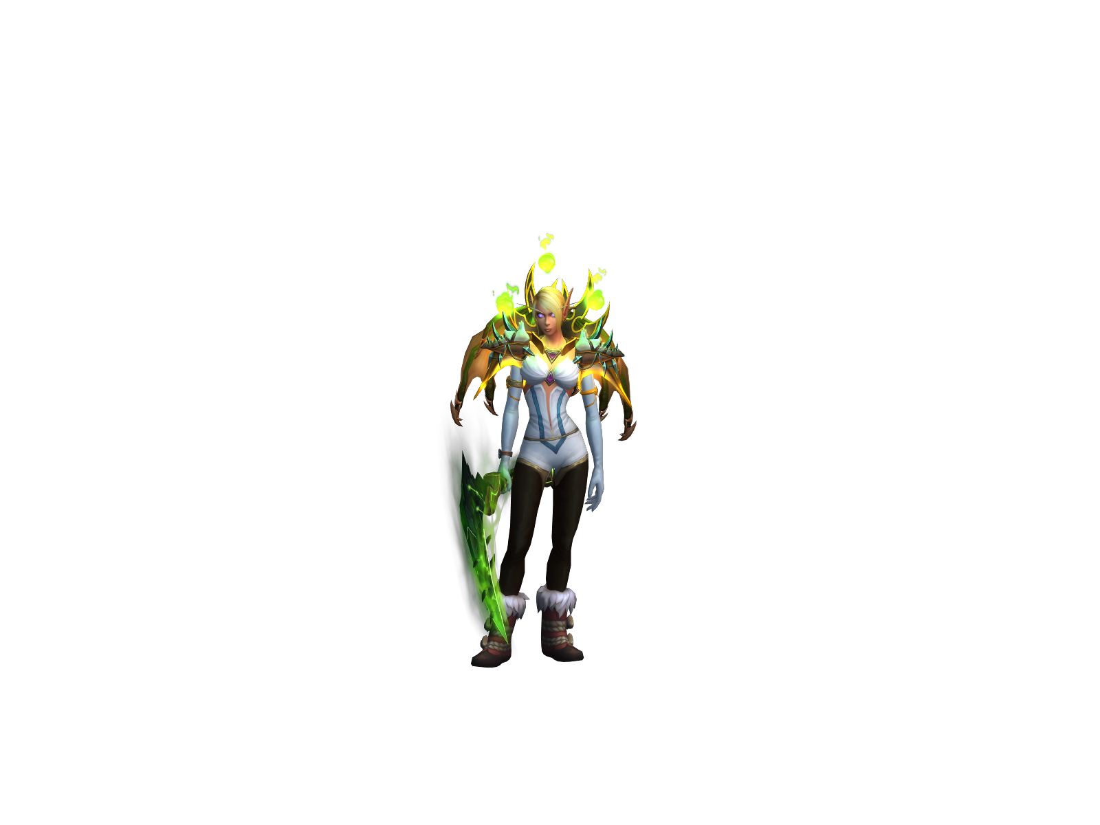 Evianne 3D character render