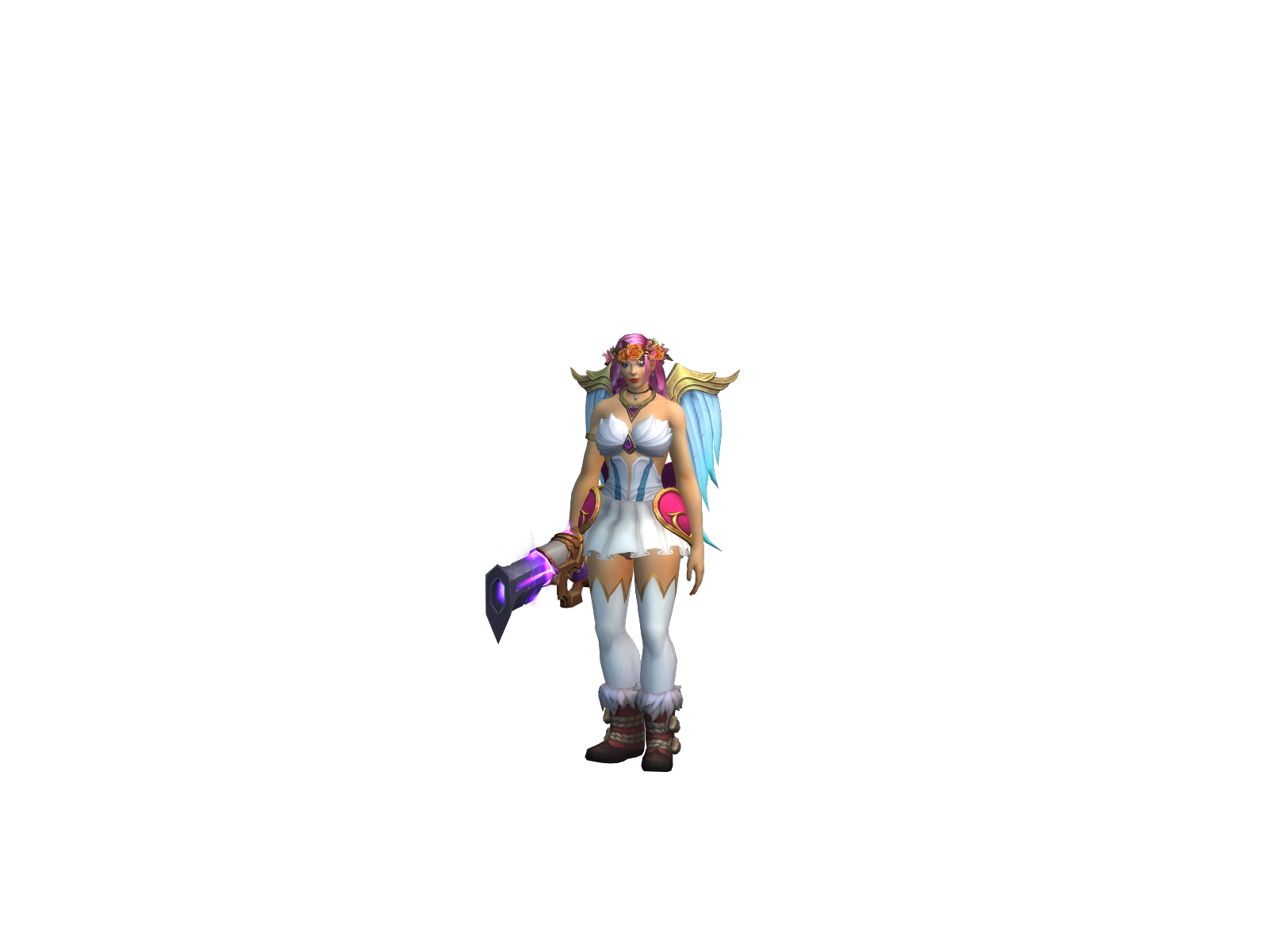Averely 3D character render
