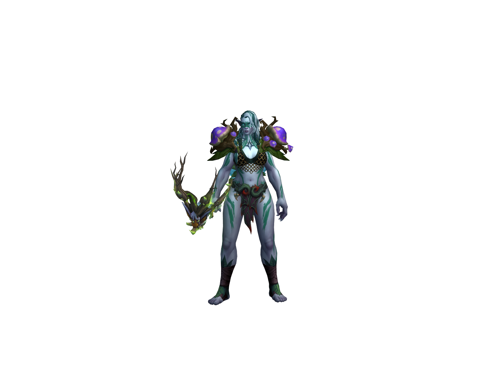 Nanou 3D character render