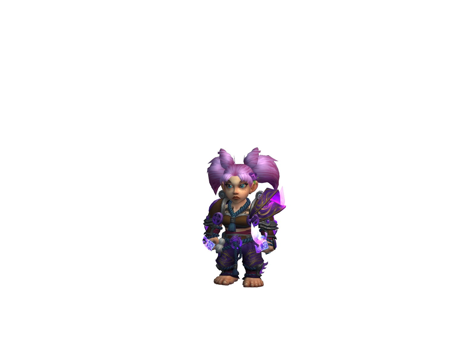 Pogji 3D character render