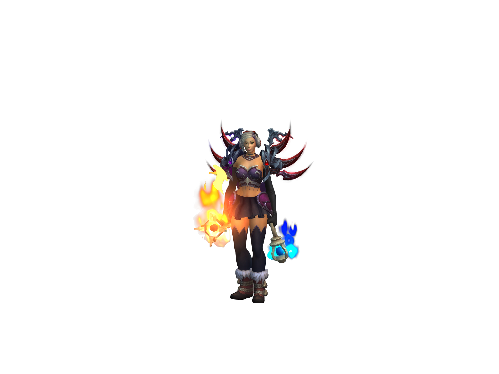 Evelanalie 3D character render