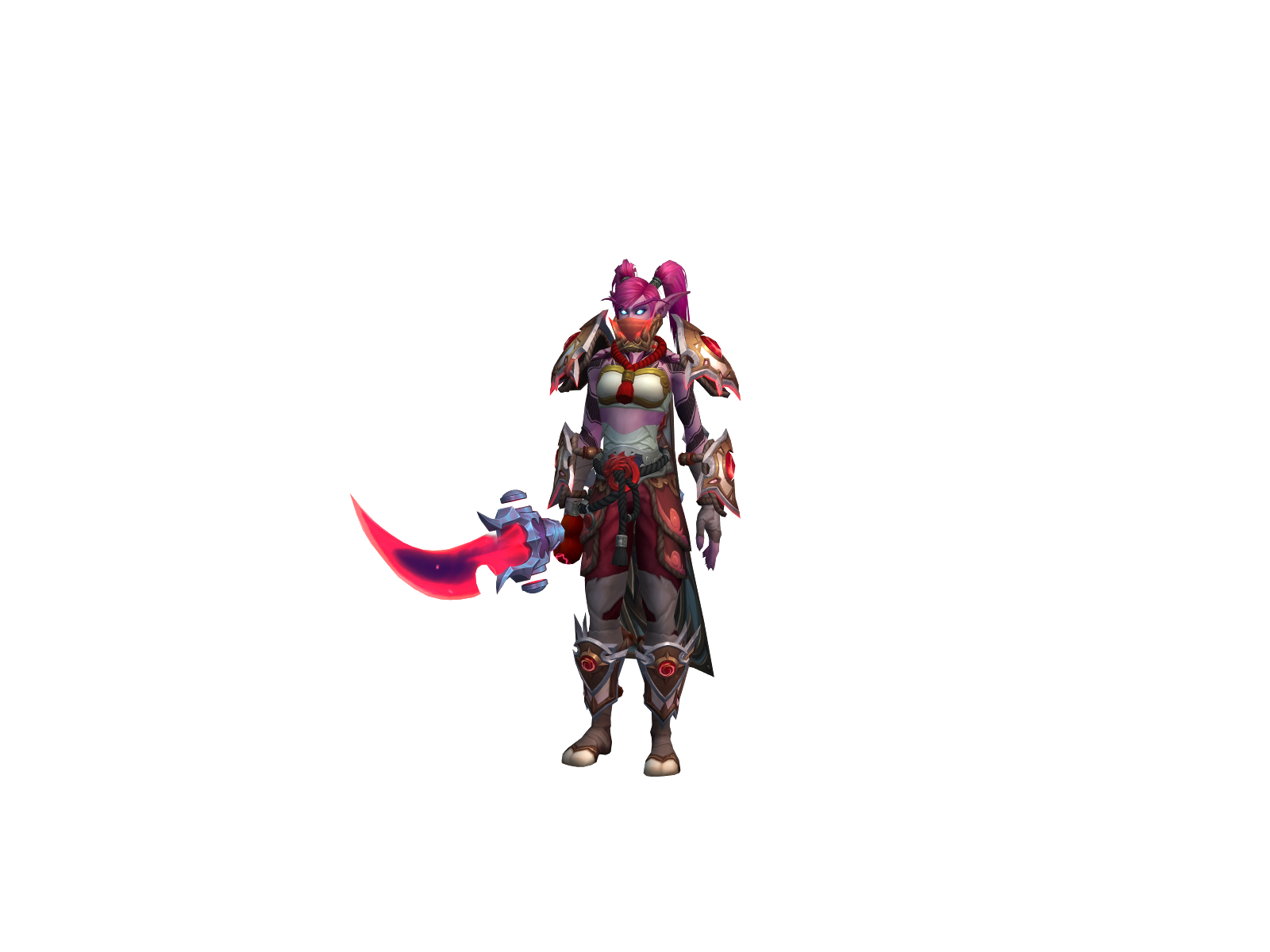 Tamamò 3D character render