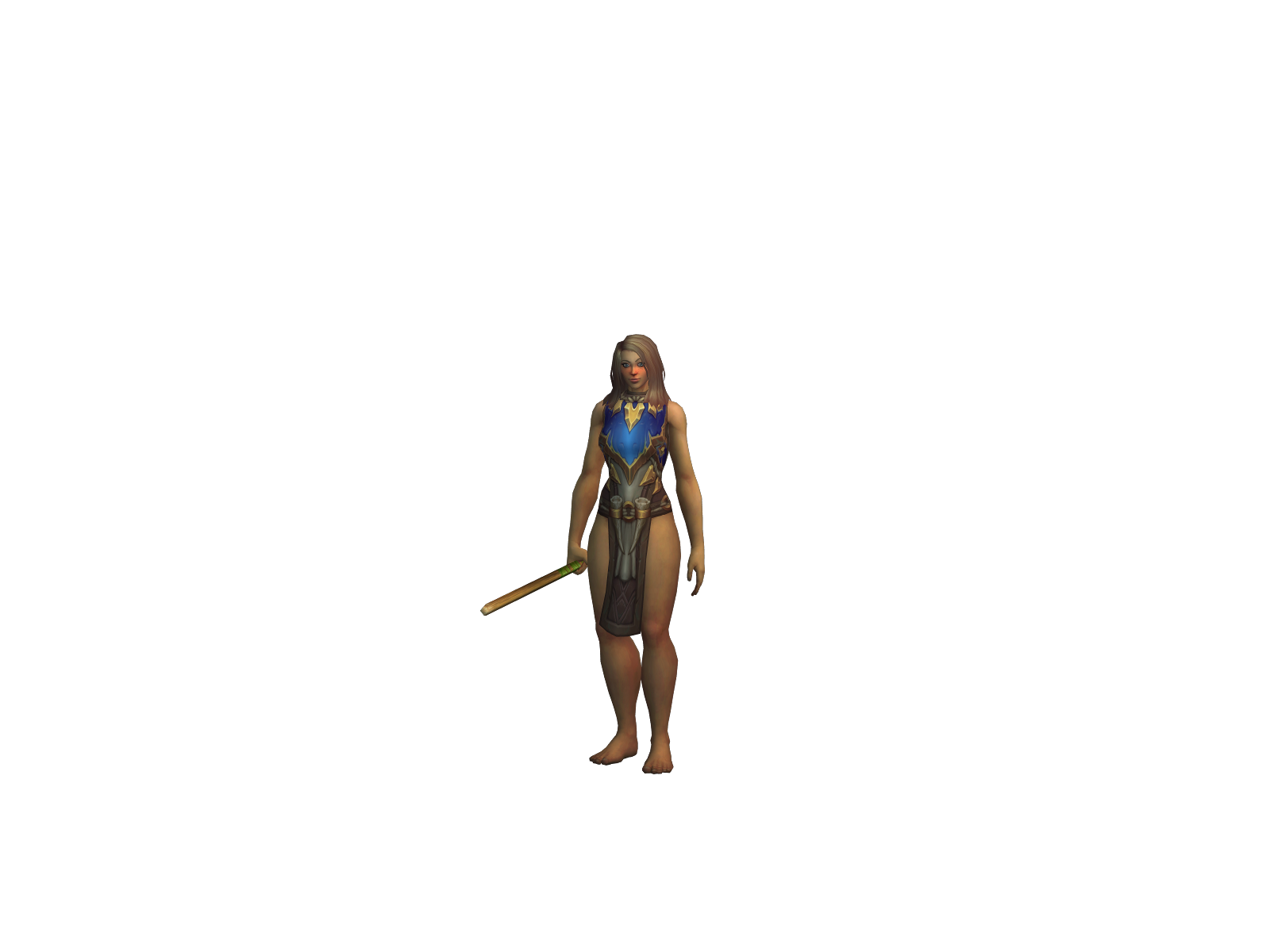 Margaret 3D character render