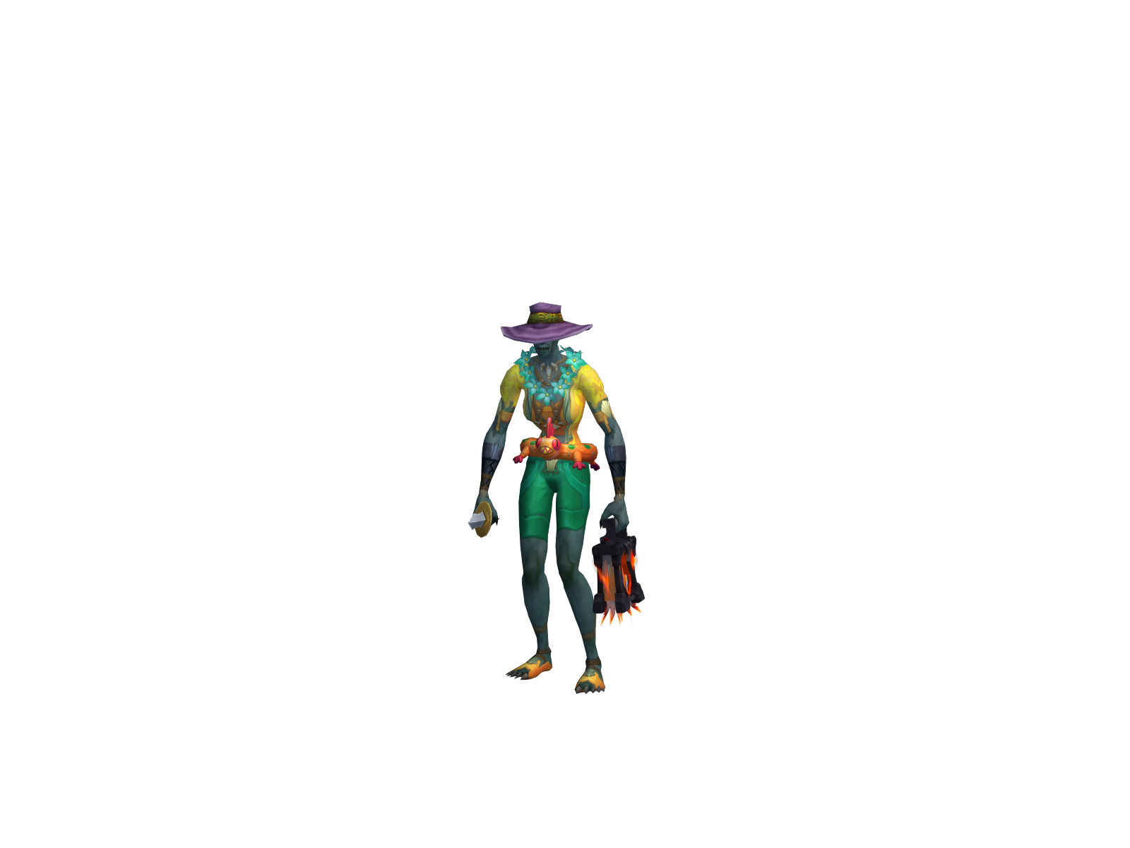 Movements 3D character render