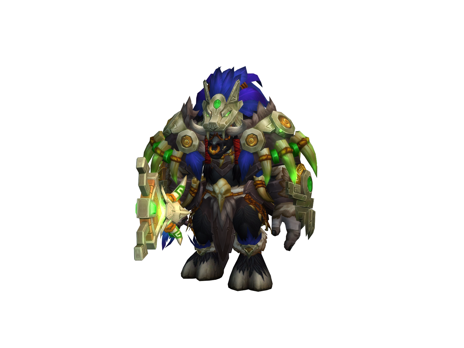 Feathis 3D character render