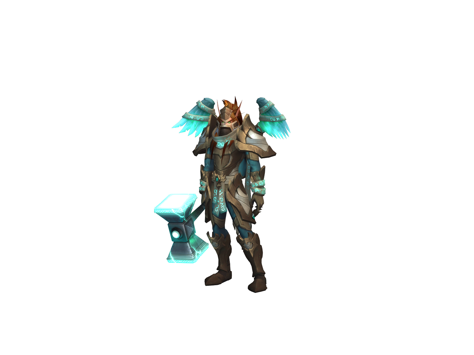 Achärd 3D character render