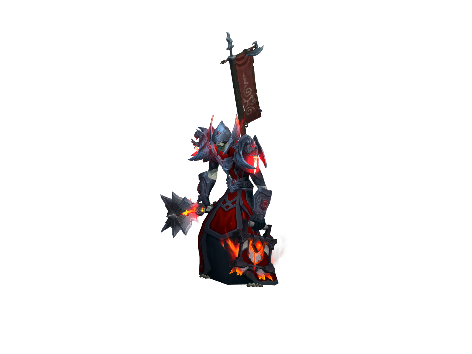 Worlock 3D character render
