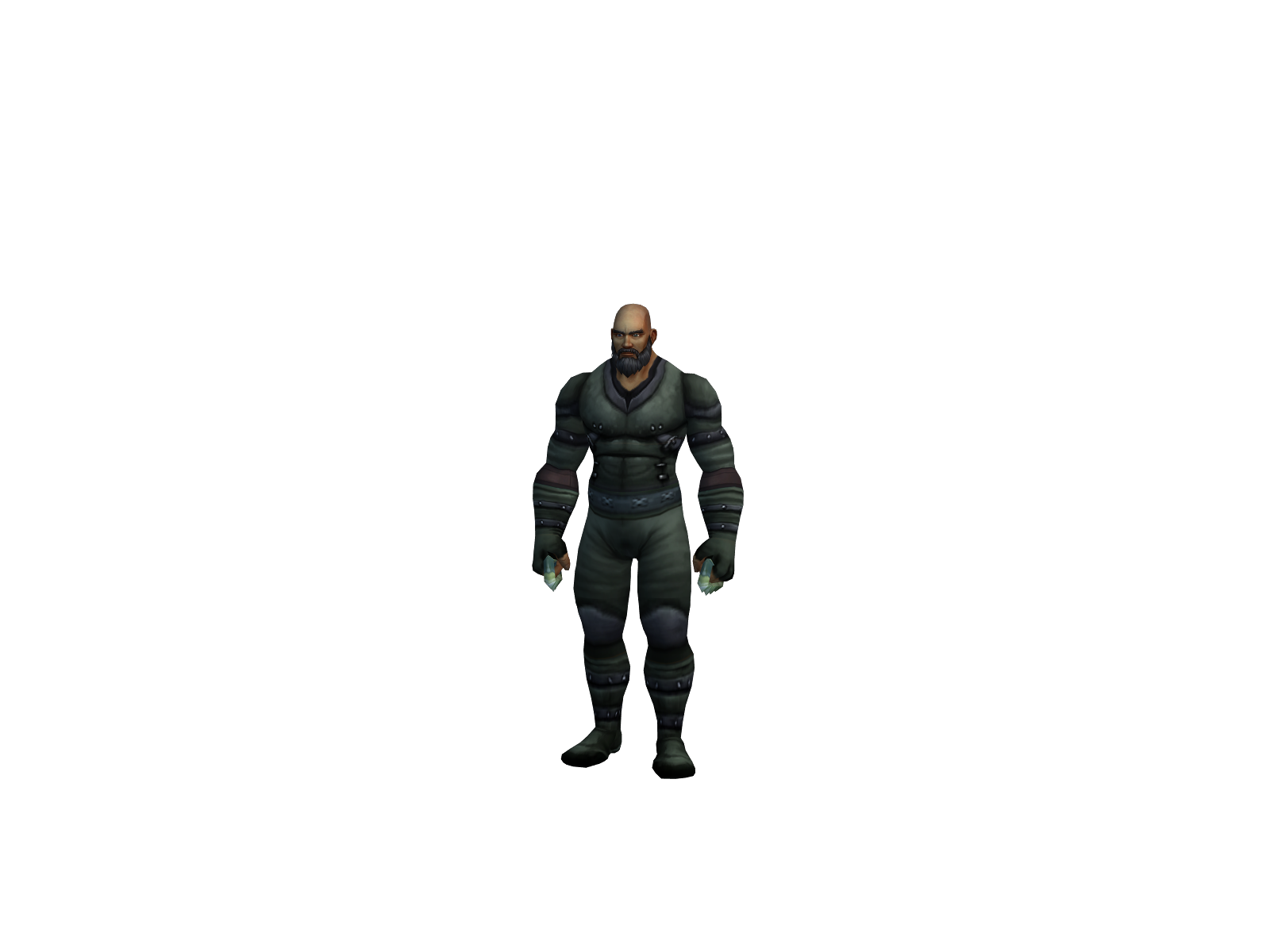 West 3D character render