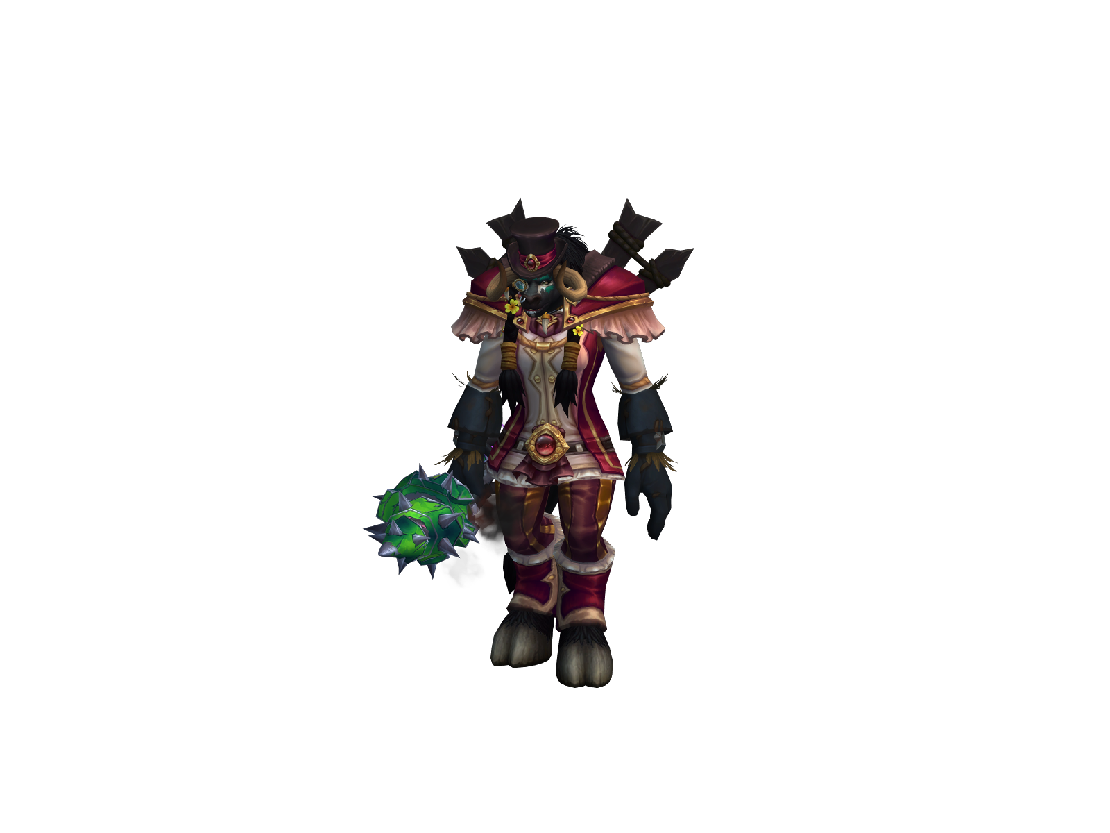 Hood 3D character render