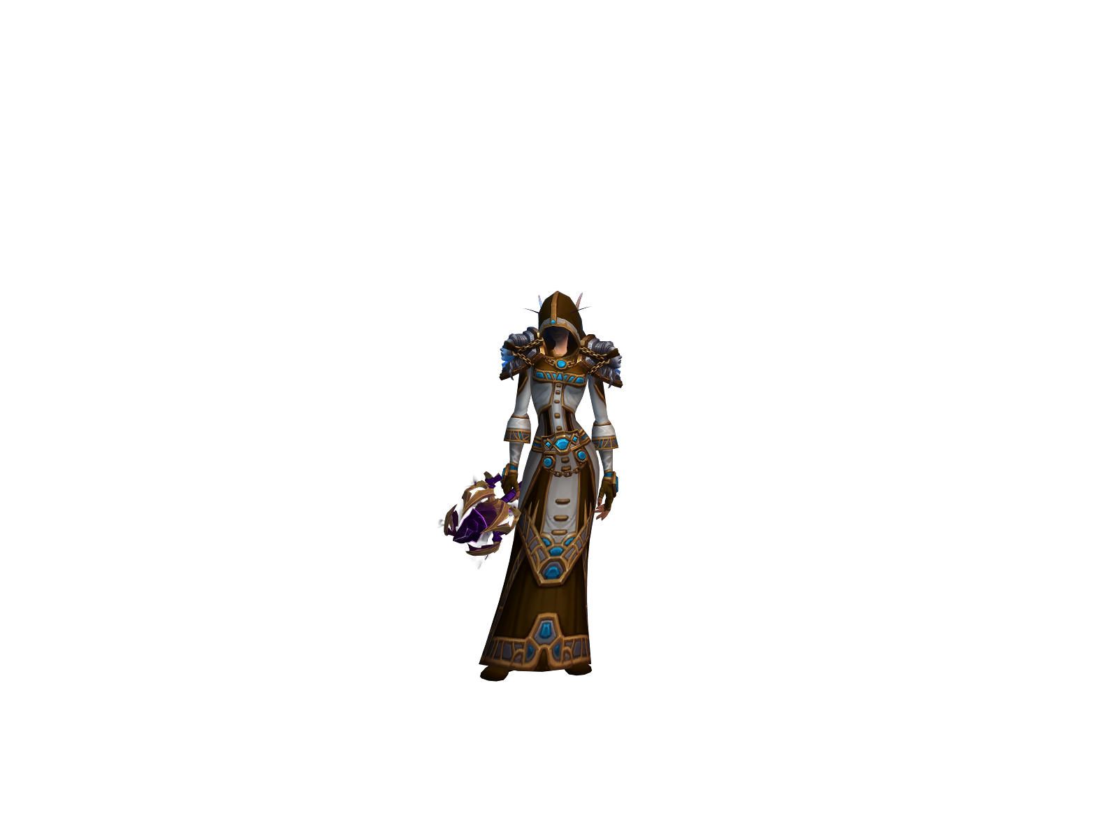 Eldana 3D character render