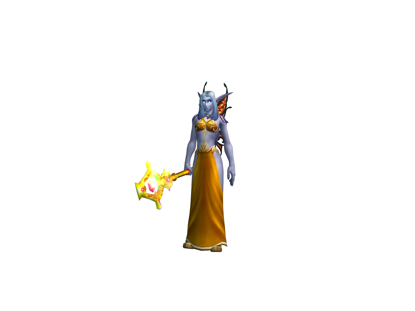 Llillies 3D character render