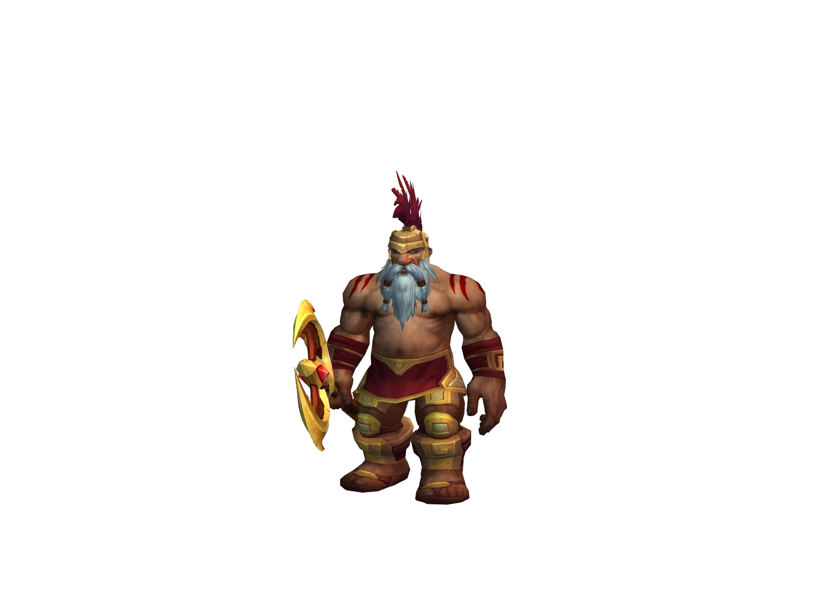 Krainos 3D character render