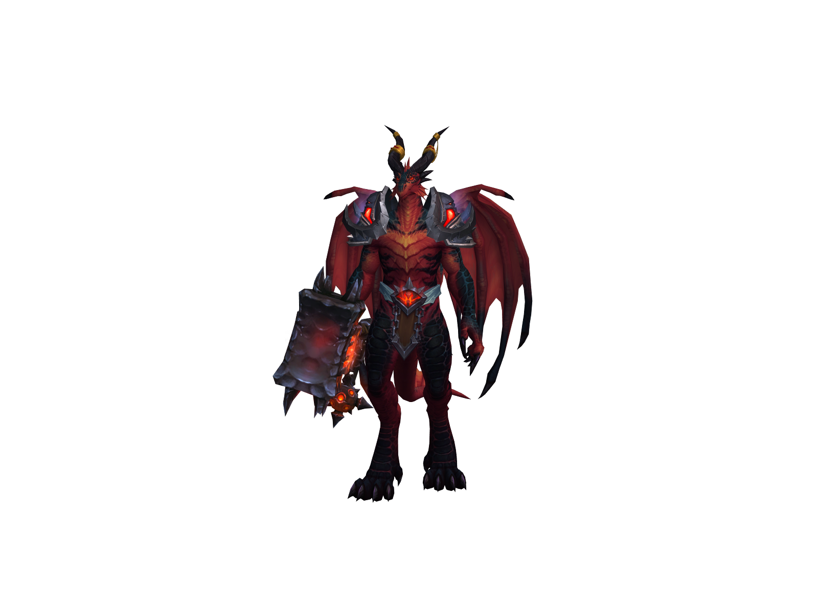Dragonsfury 3D character render