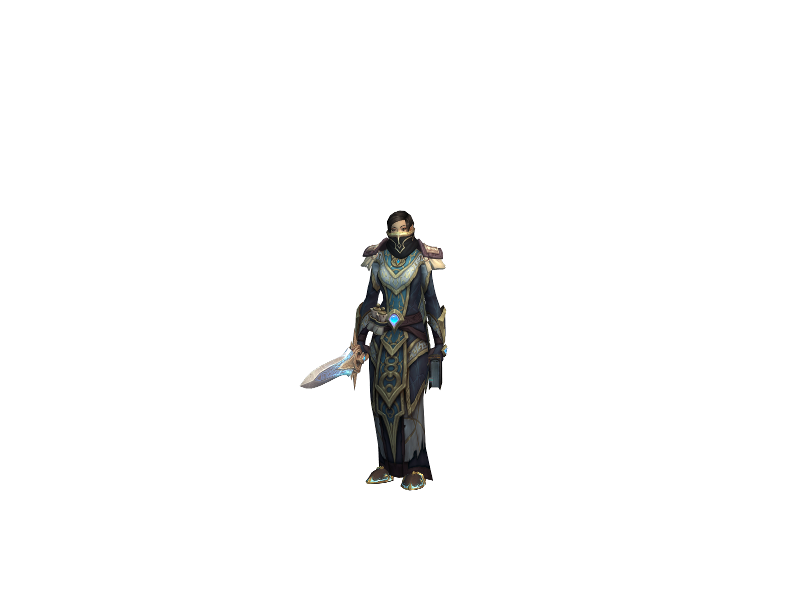 Rán 3D character render