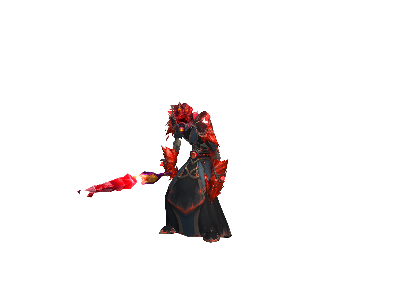 Vaporize 3D character render