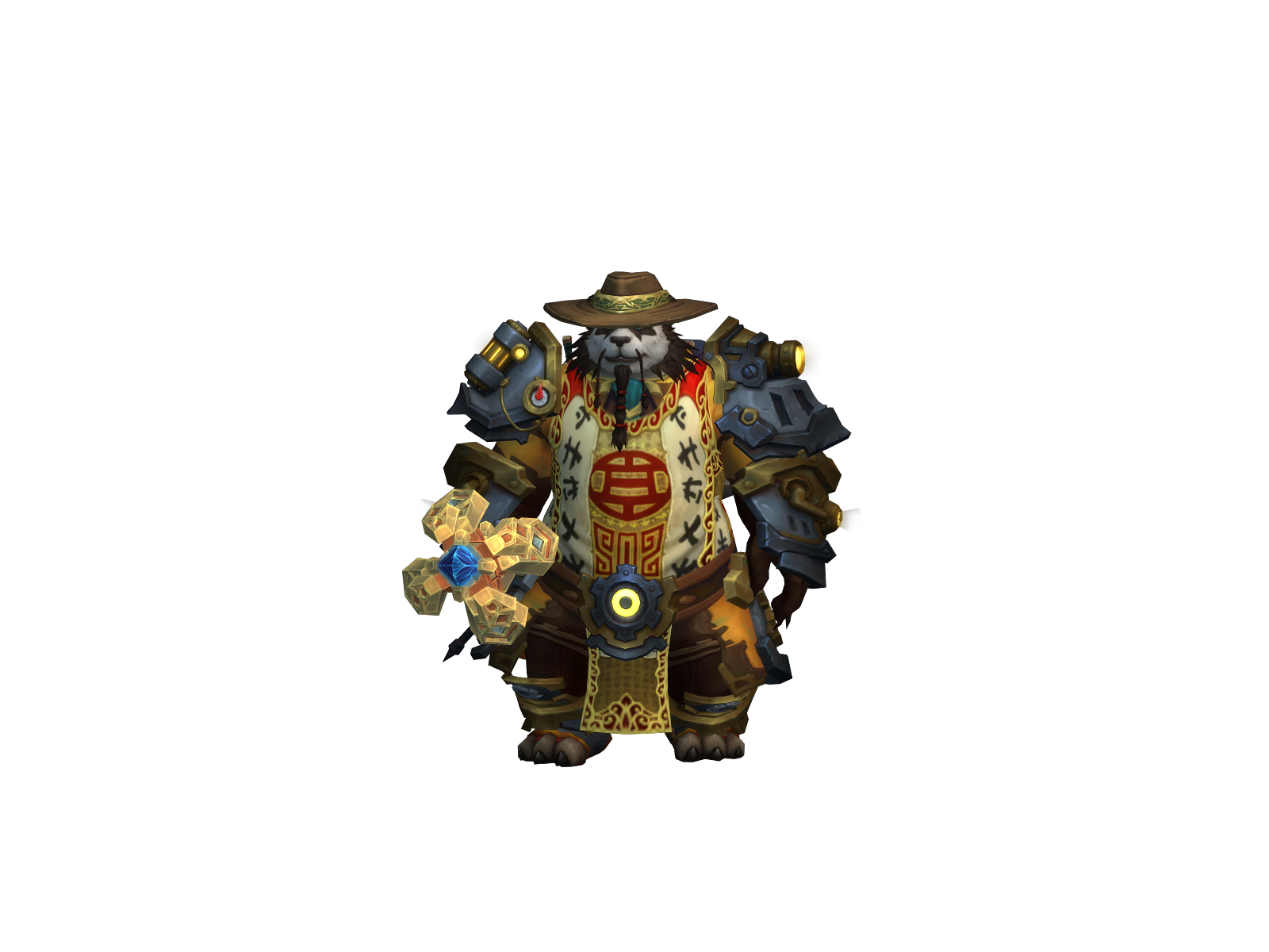 Boozebear 3D character render