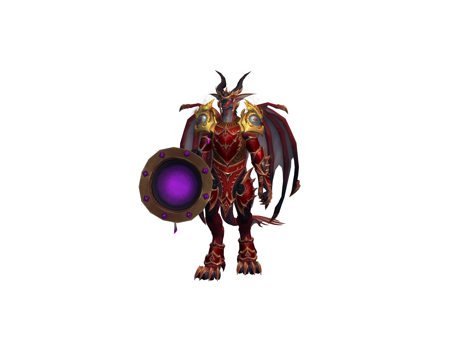 Evokator 3D character render