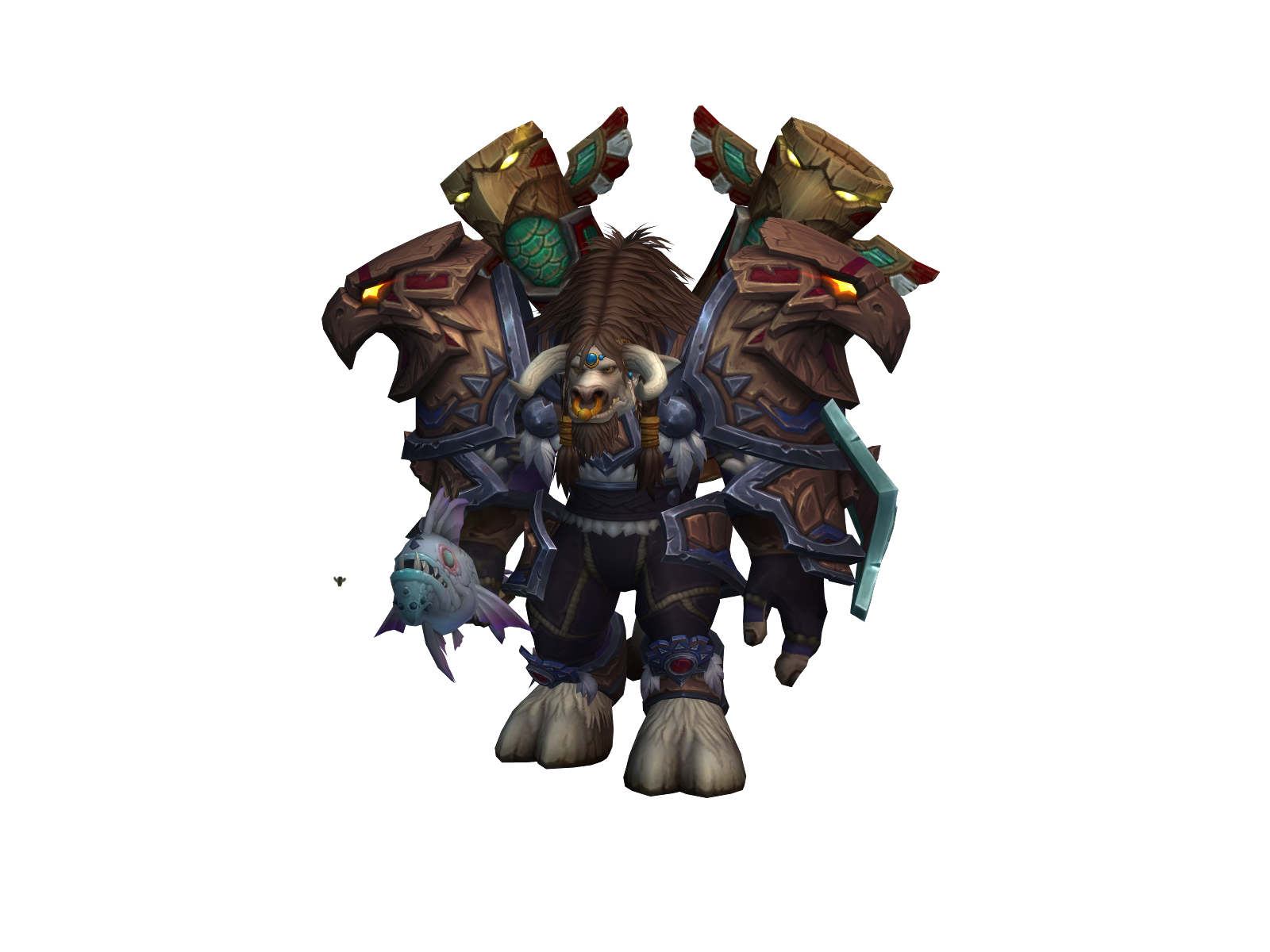 Holeycoww 3D character render