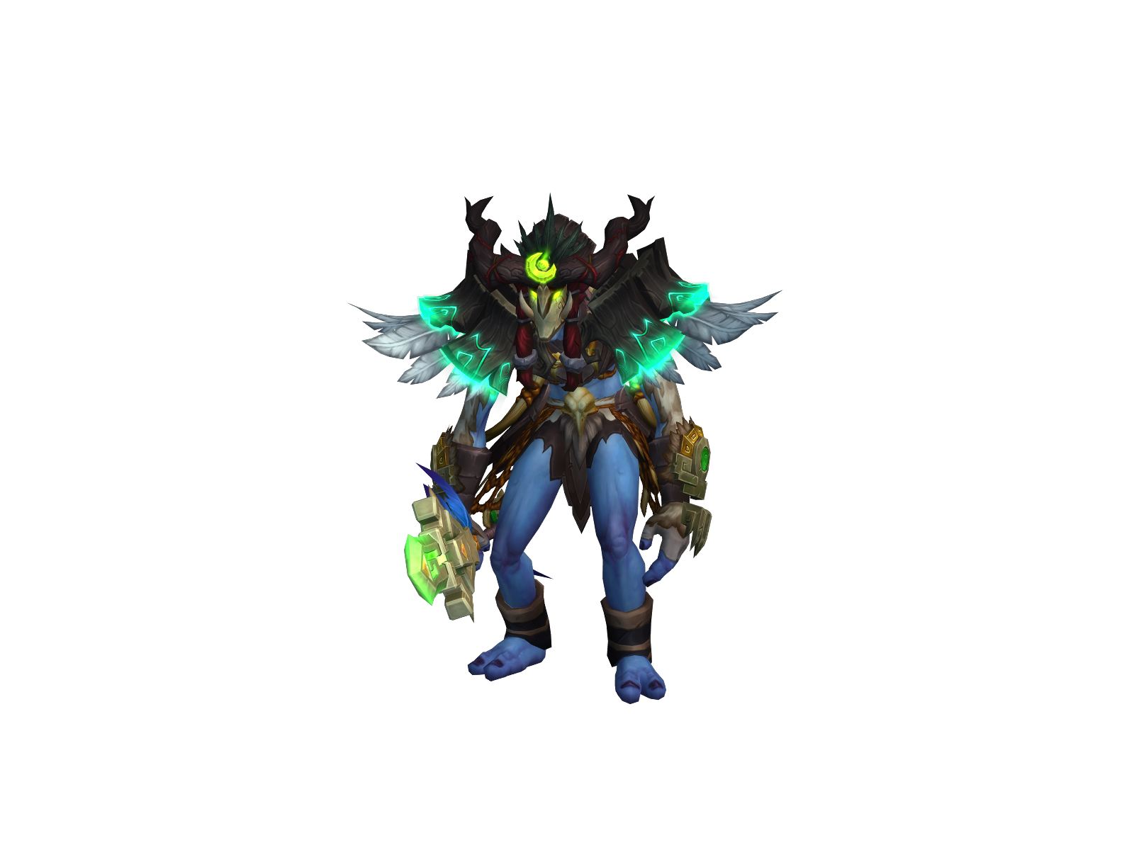 Grins 3D character render