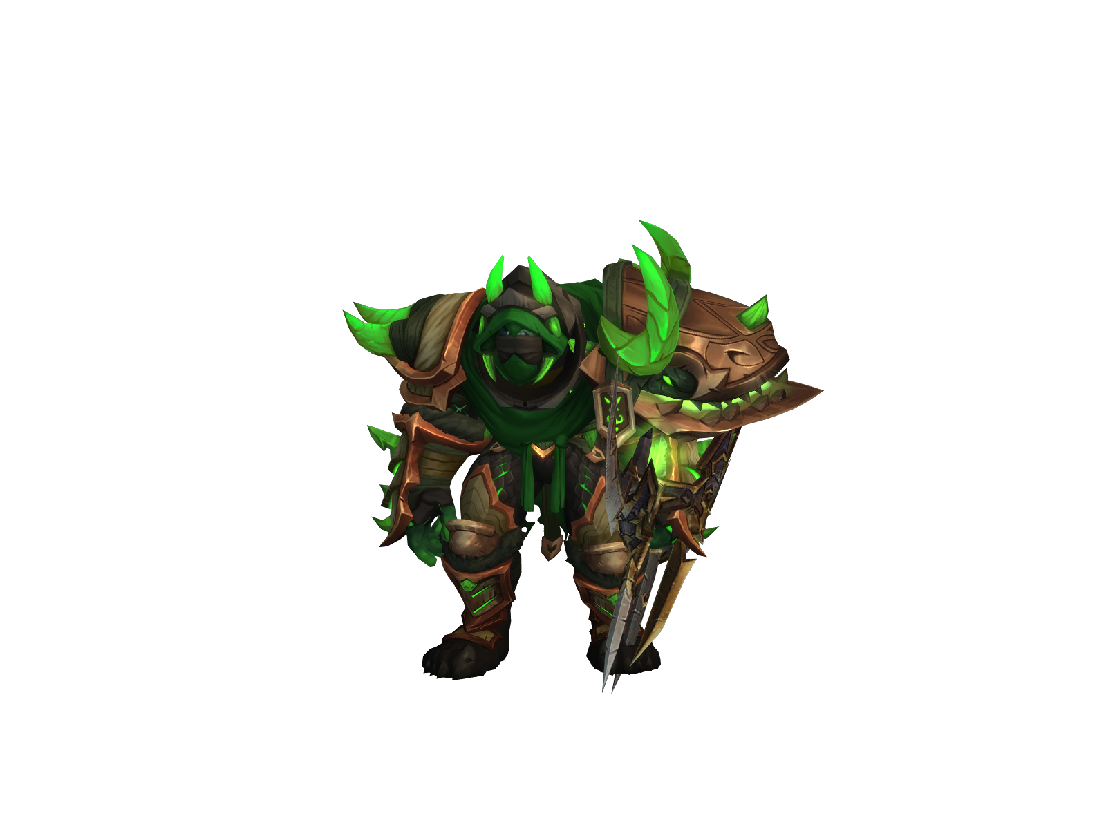 Redux 3D character render
