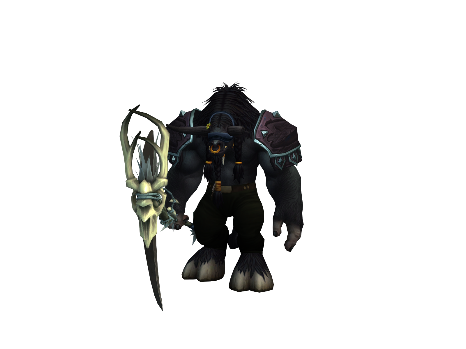 Gravepaw 3D character render
