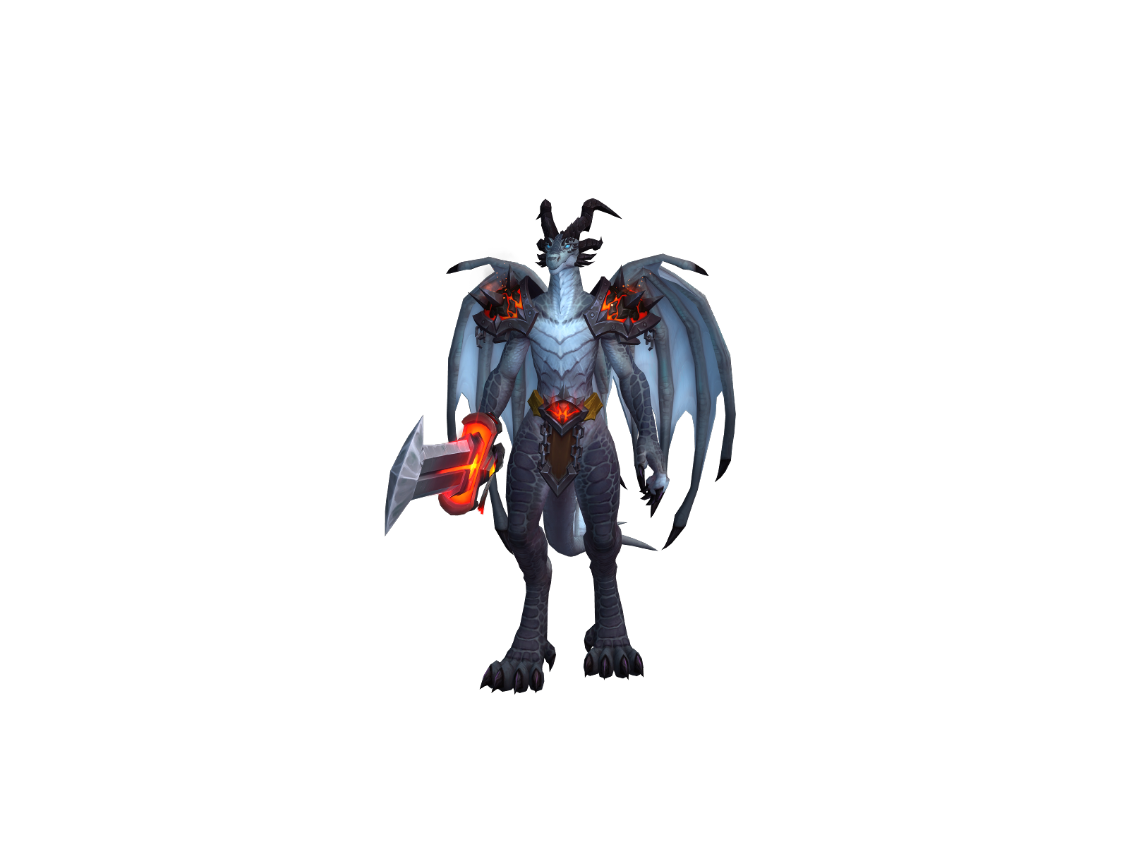 Bluebaby 3D character render