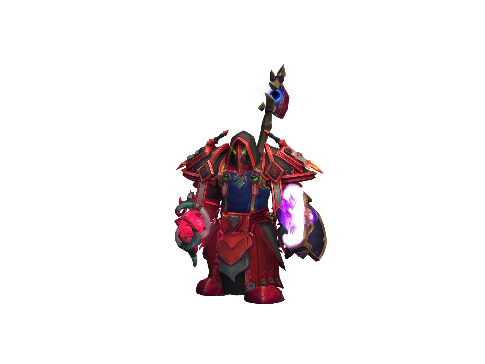Zoltaar 3D character render