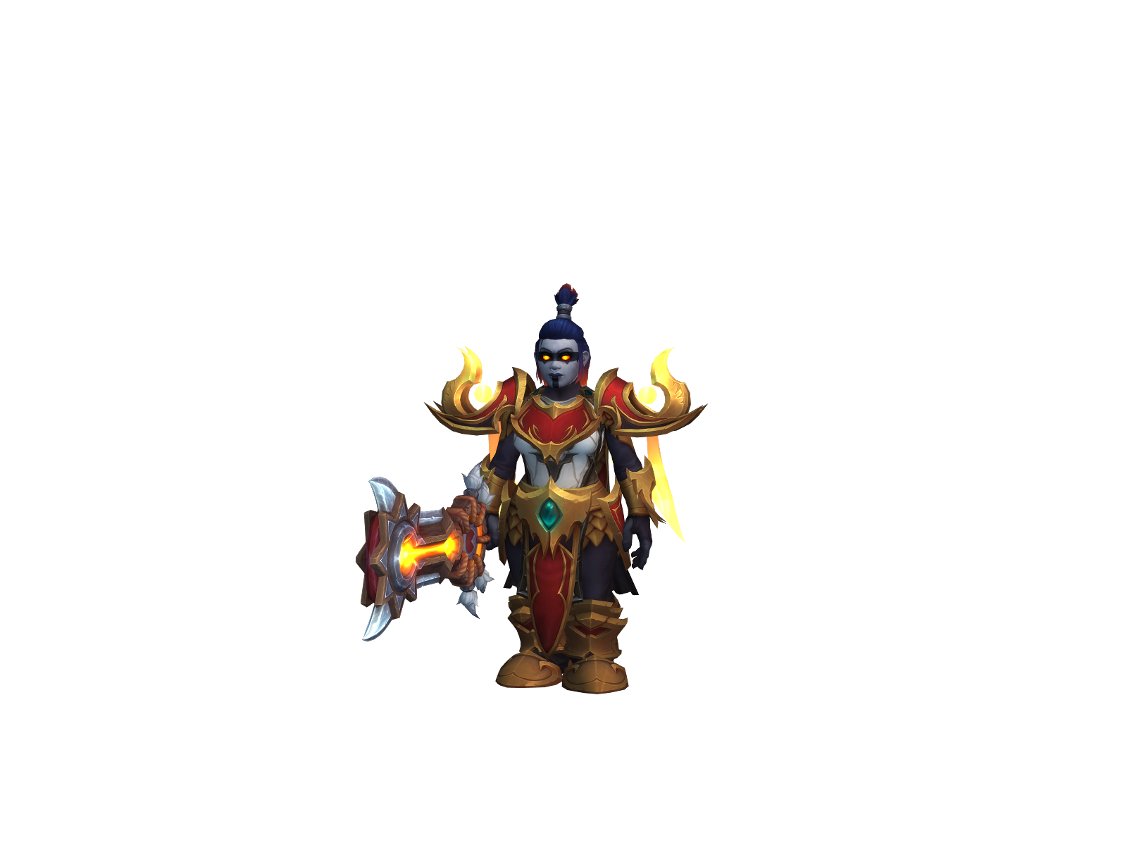 Holycrit 3D character render