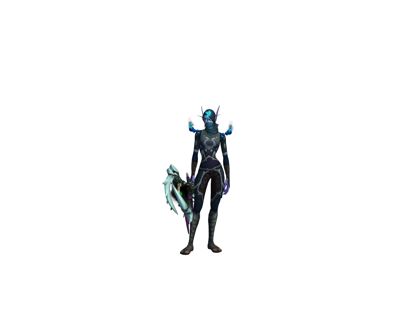 Bandara 3D character render