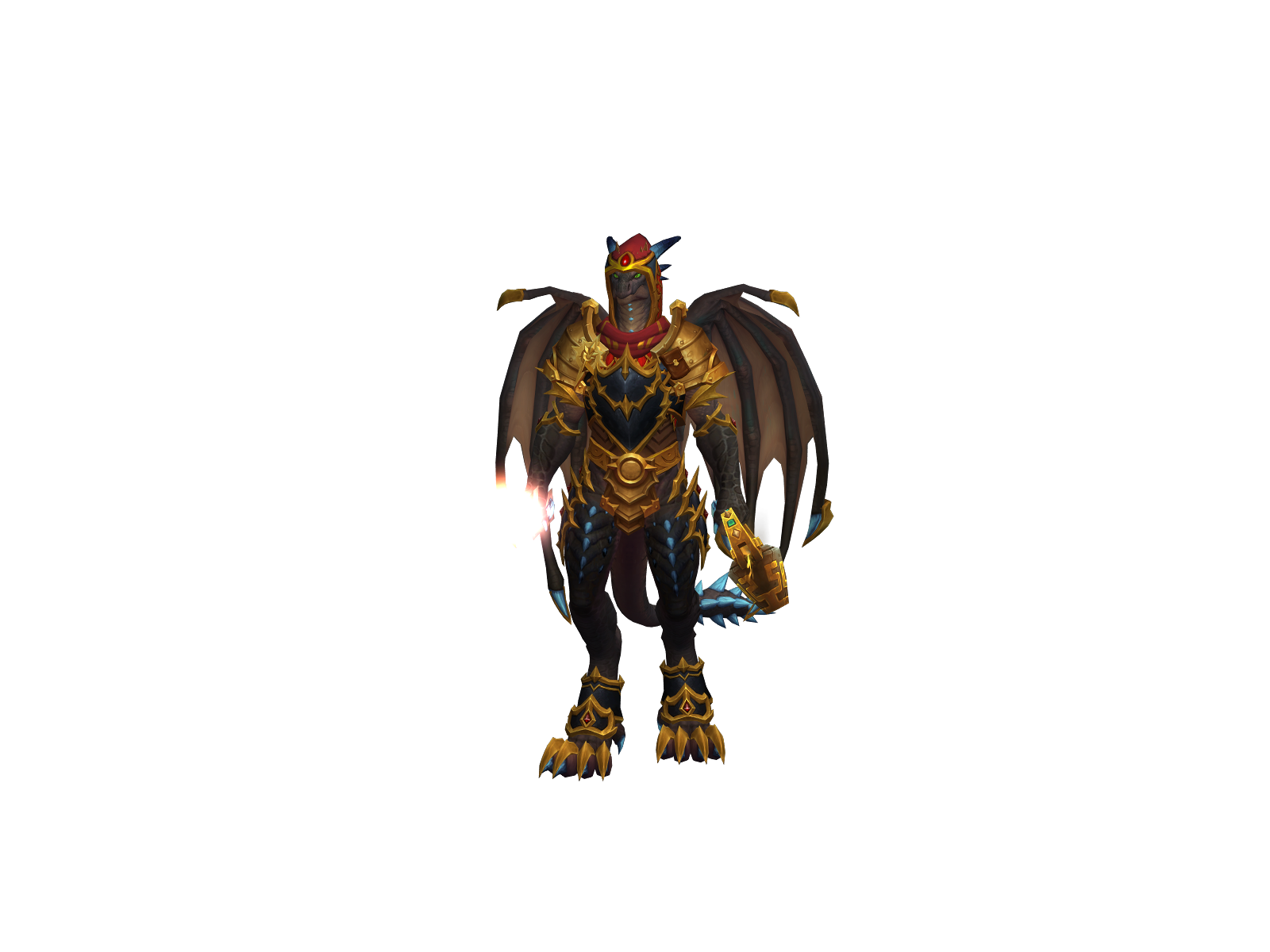 Dracarnoir 3D character render