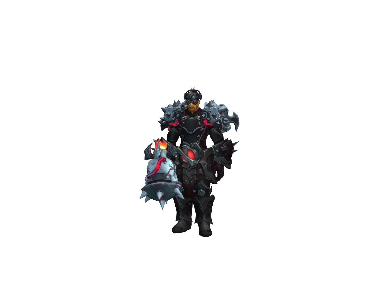 Forged 3D character render