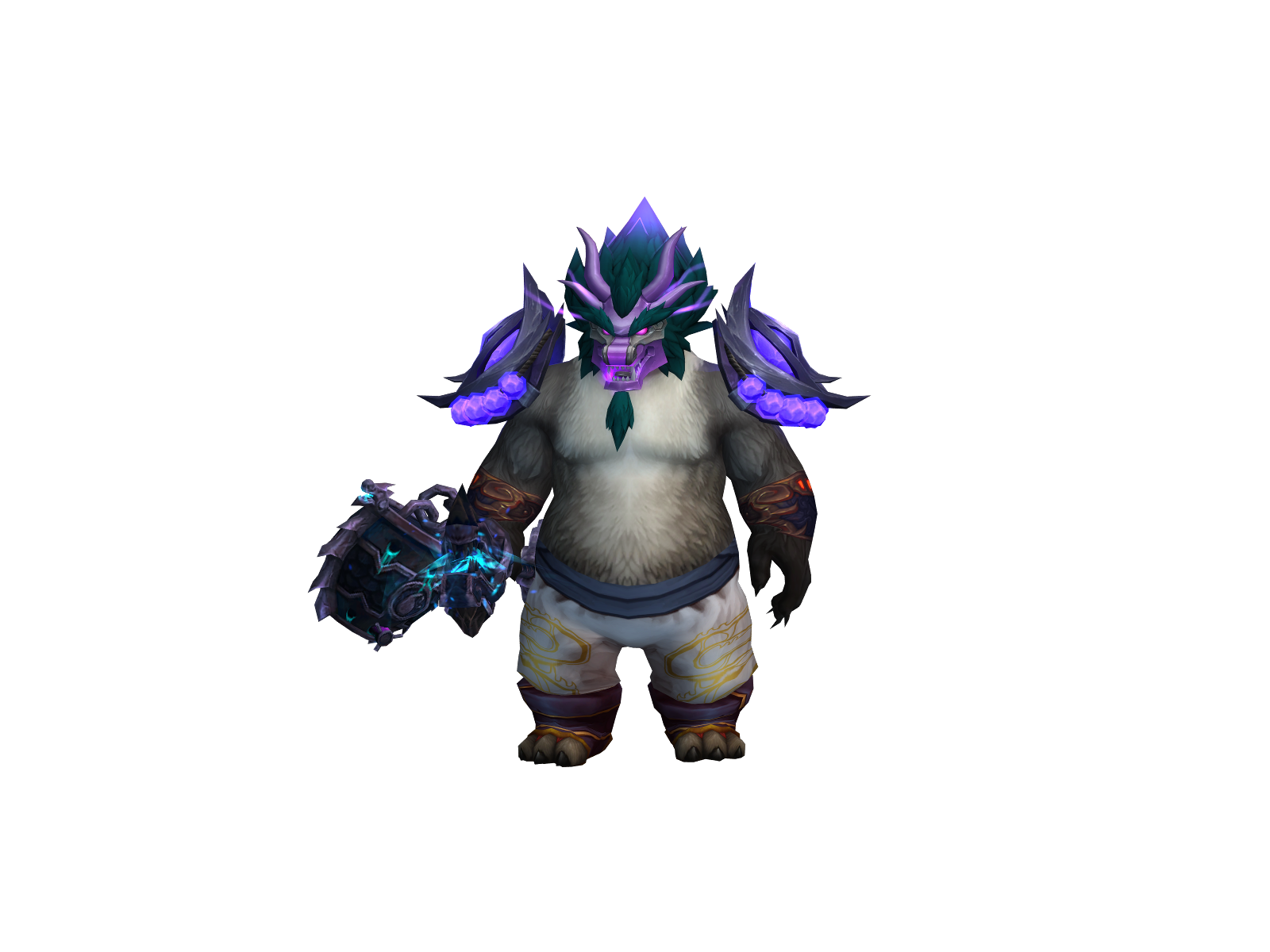 Dethbear 3D character render