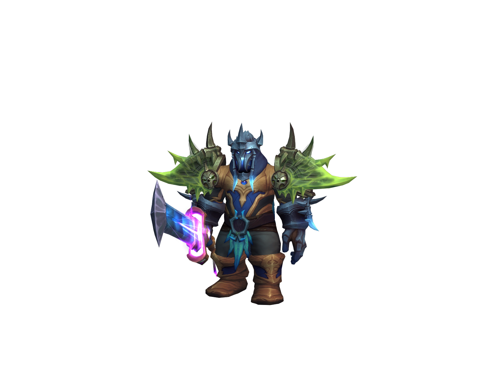 Deathwarf 3D character render