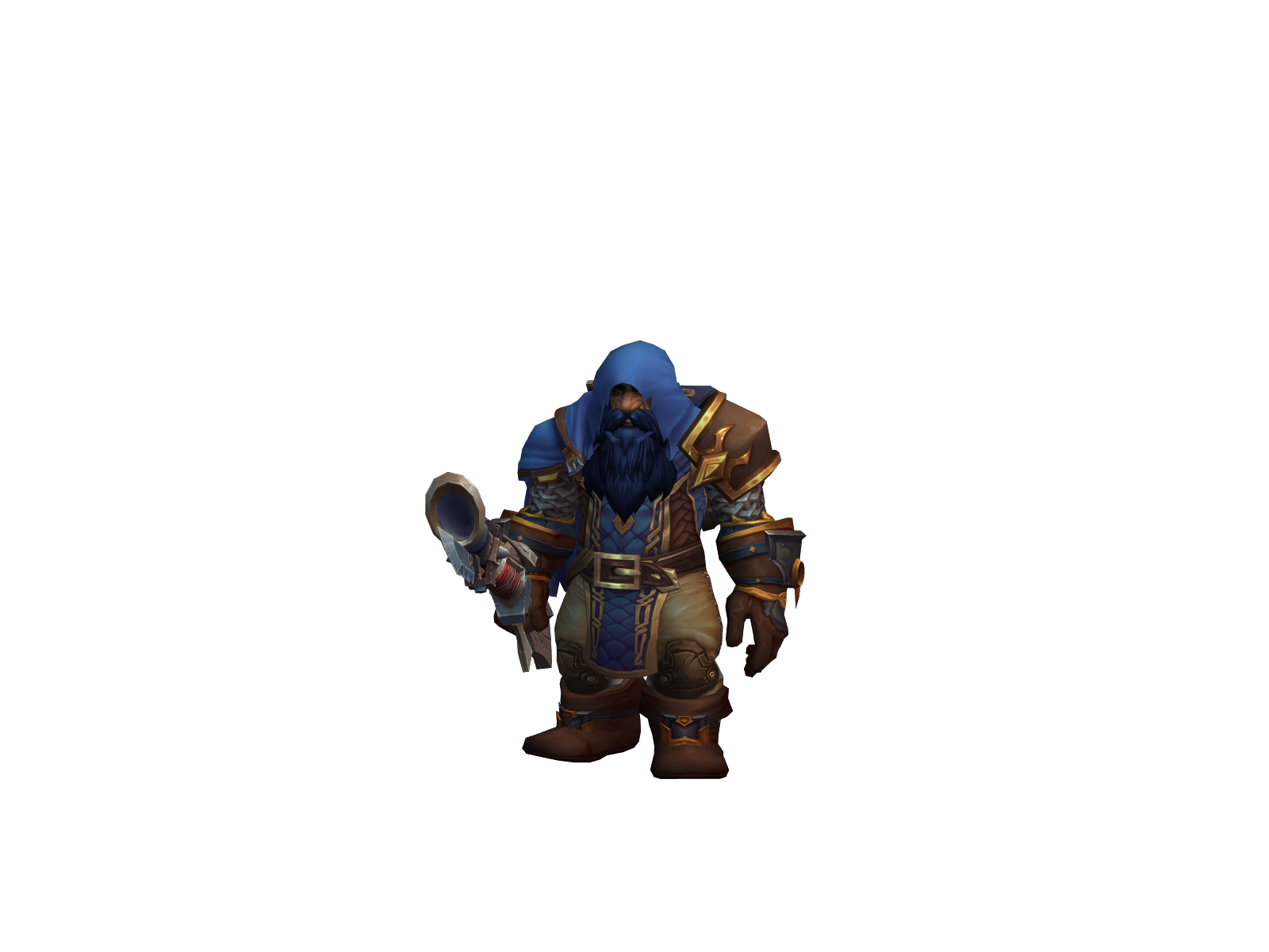 Paw 3D character render