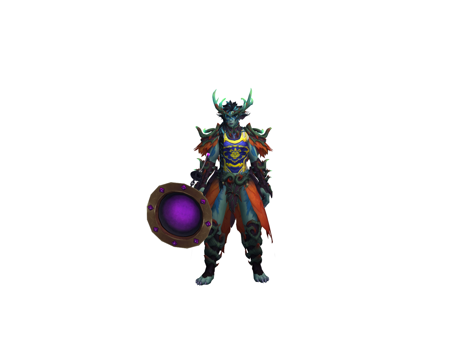 Gwuynwever 3D character render