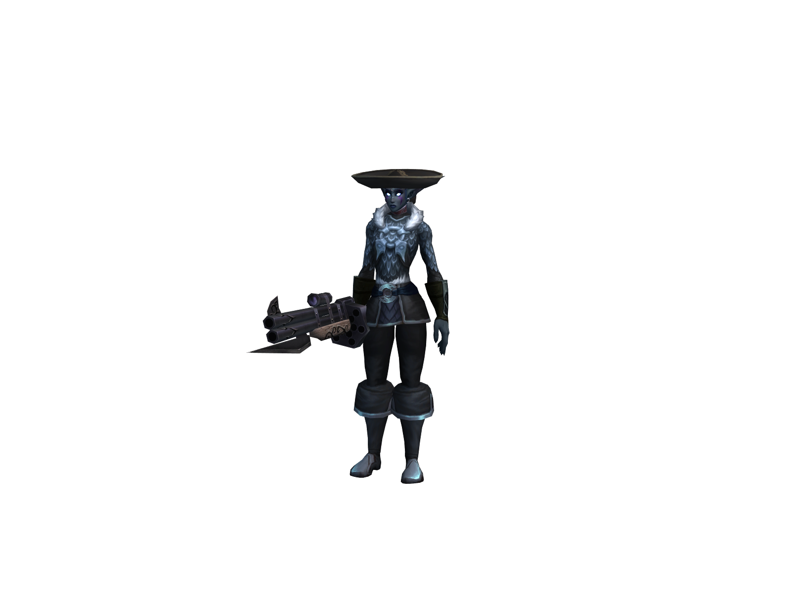 Peww 3D character render