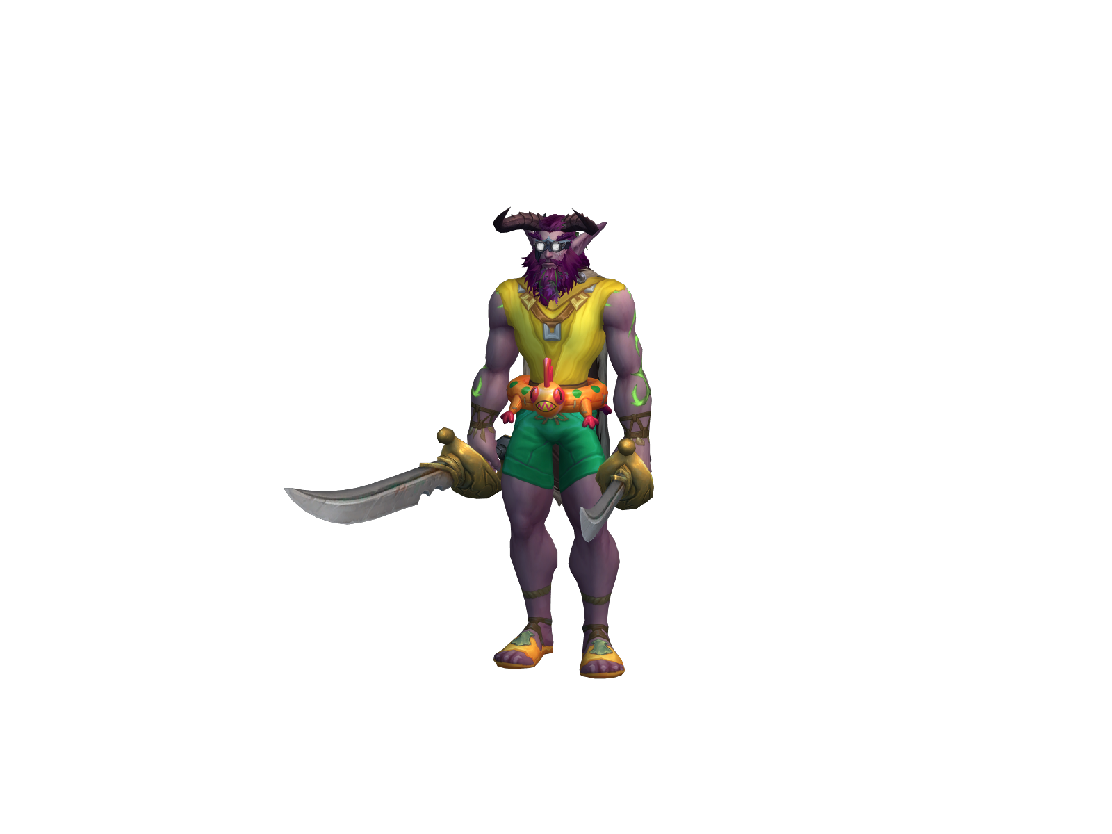 Rexkwando 3D character render