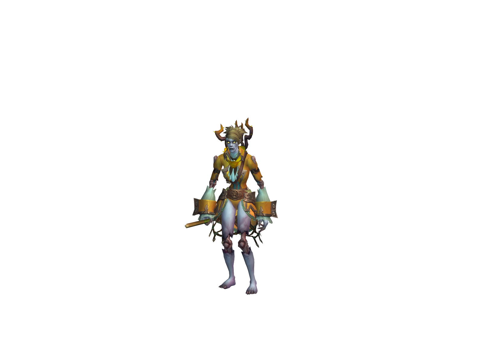 Uta 3D character render