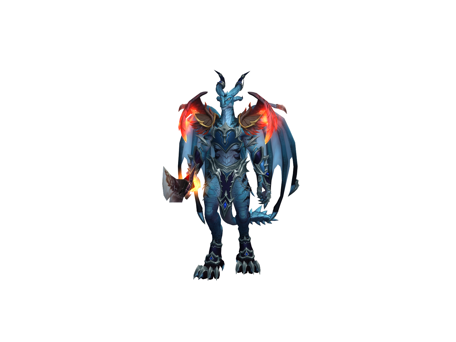 Asperita 3D character render