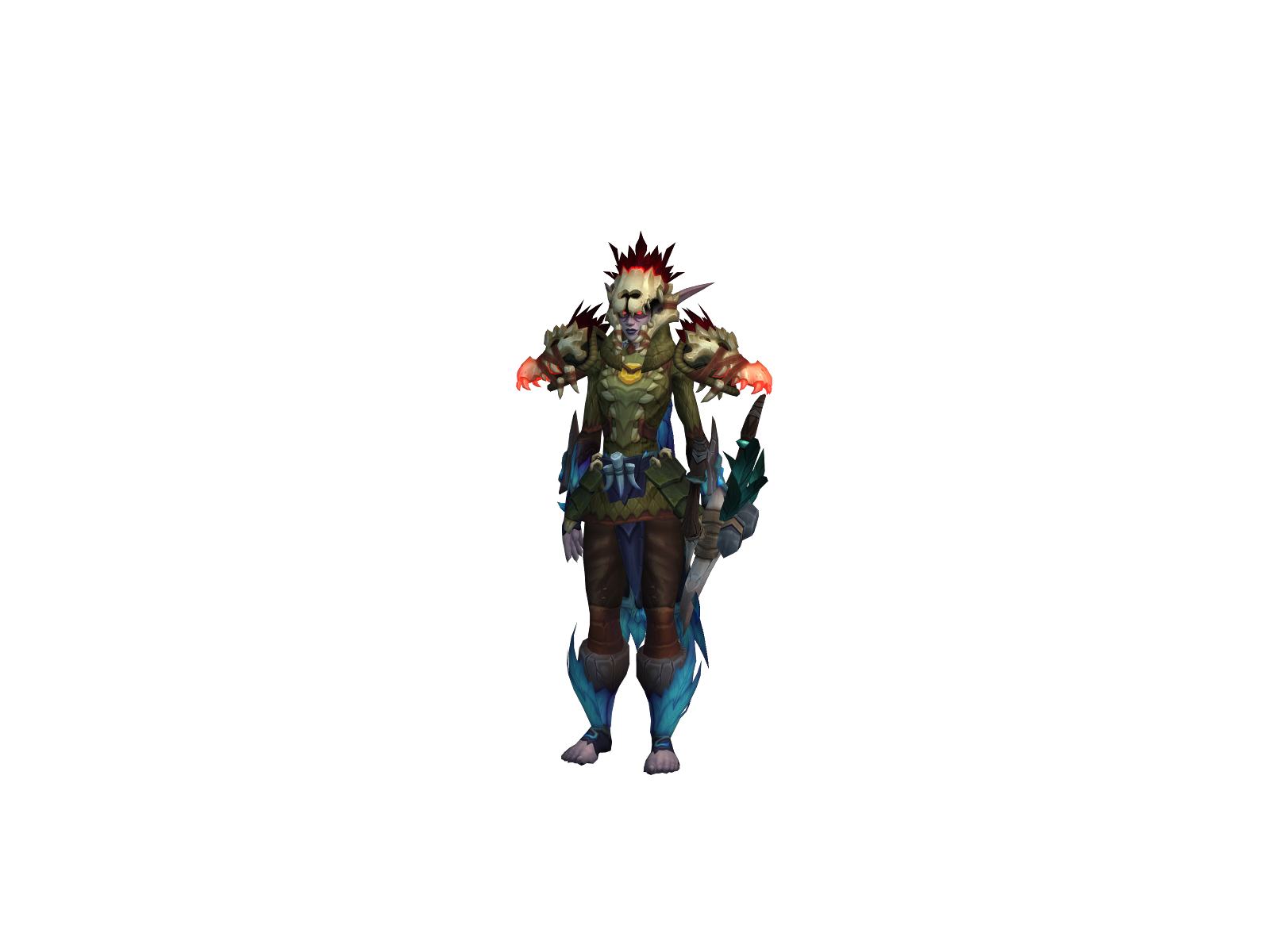 Teshia 3D character render