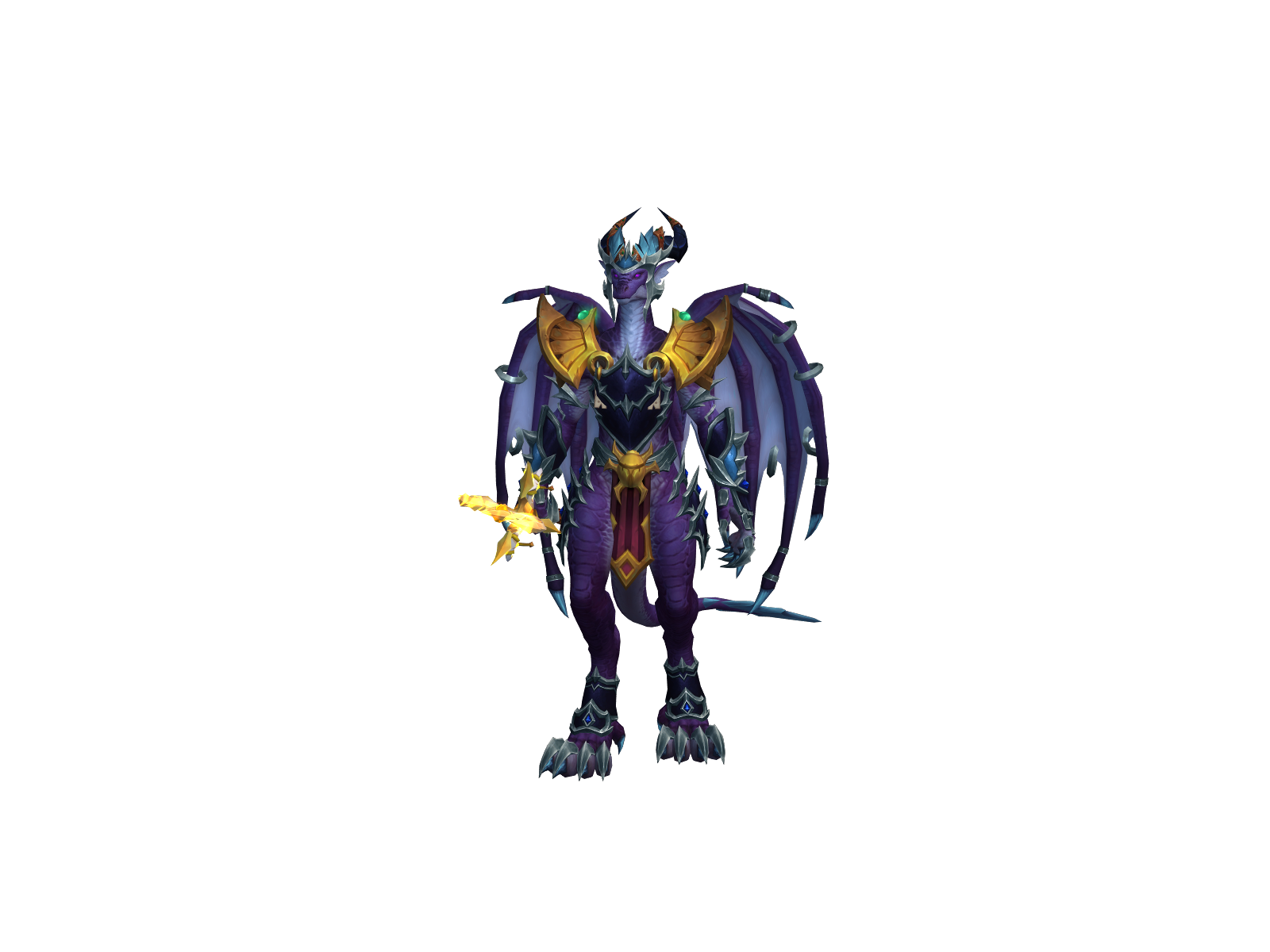 Dragonmaa 3D character render