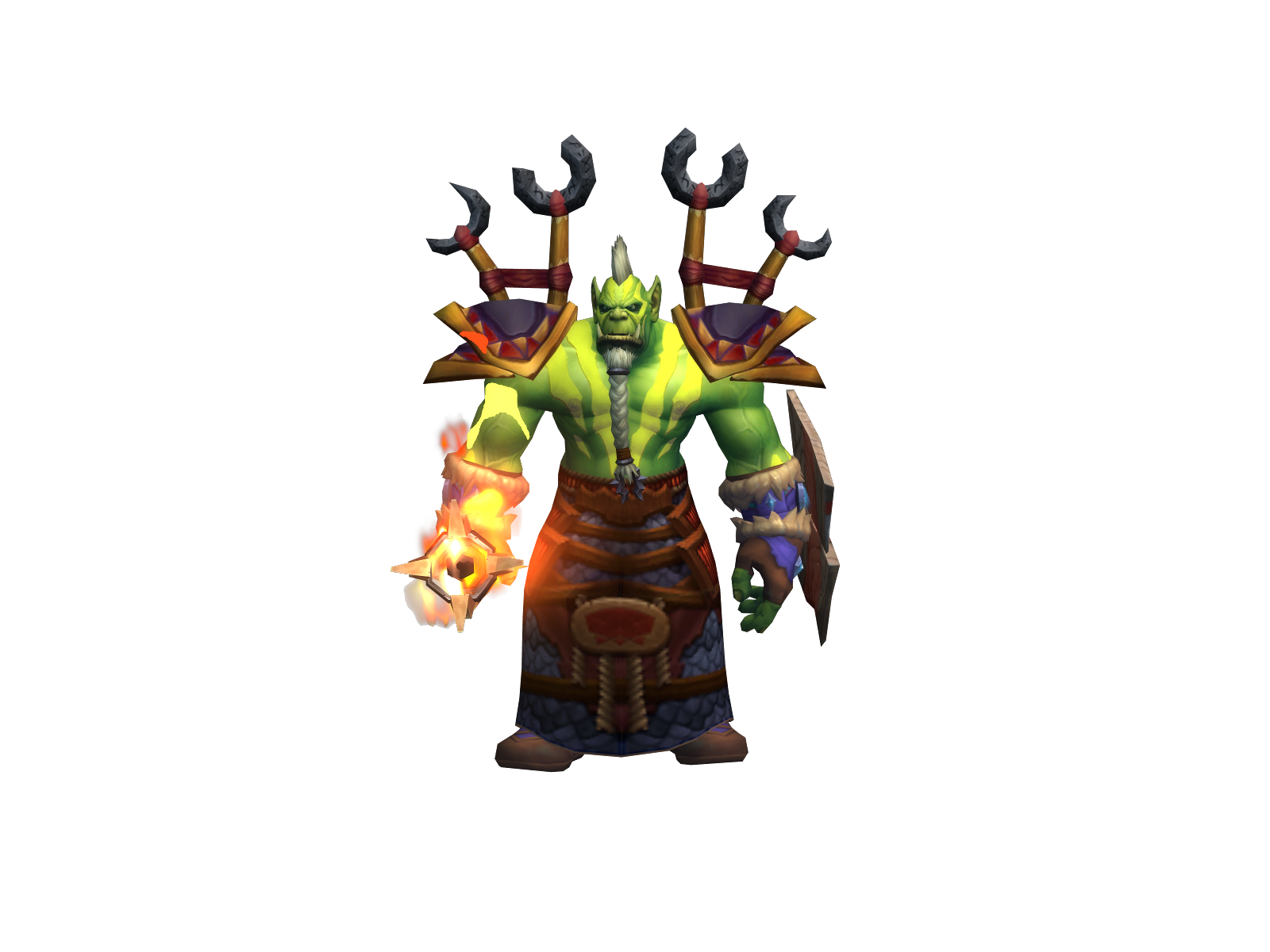 Thundersak 3D character render