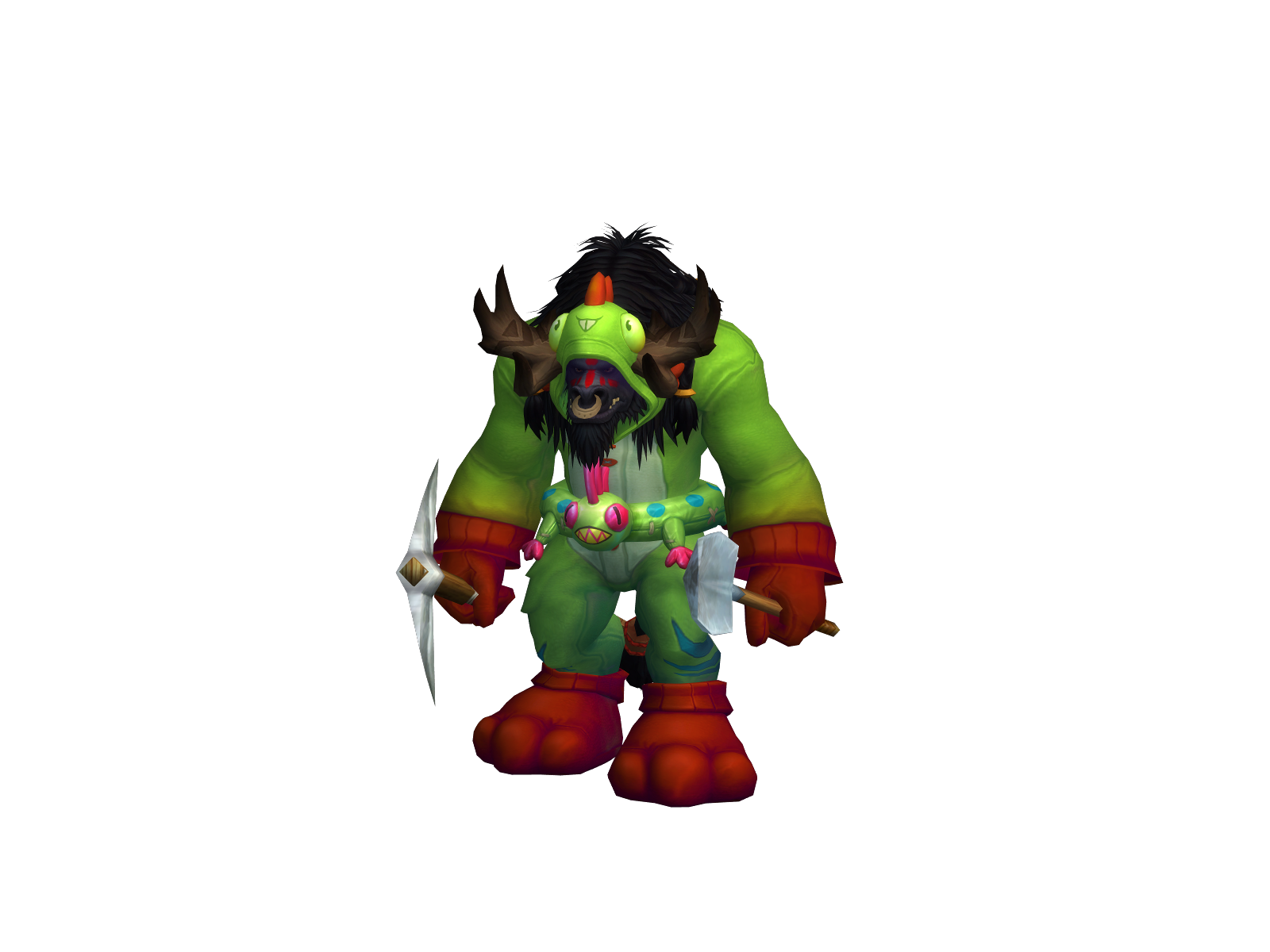 Gaandola 3D character render